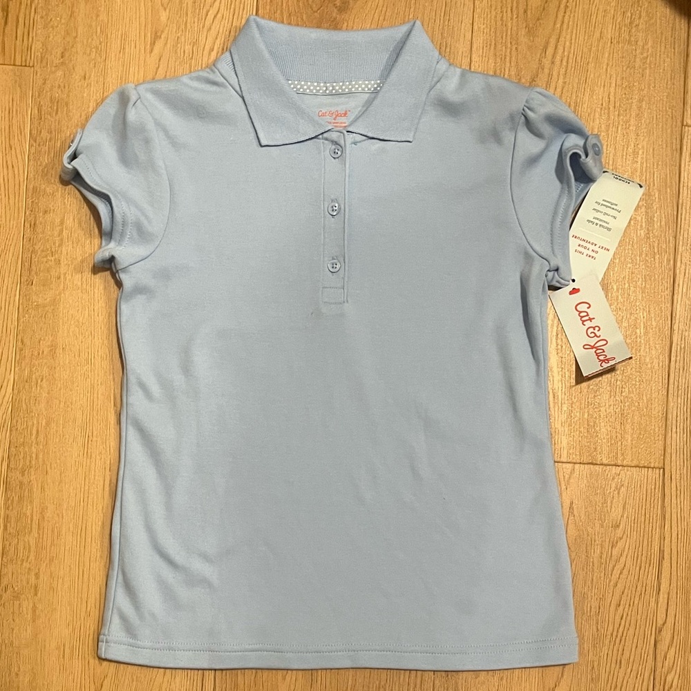 Light Blue Kids Polo Shirt